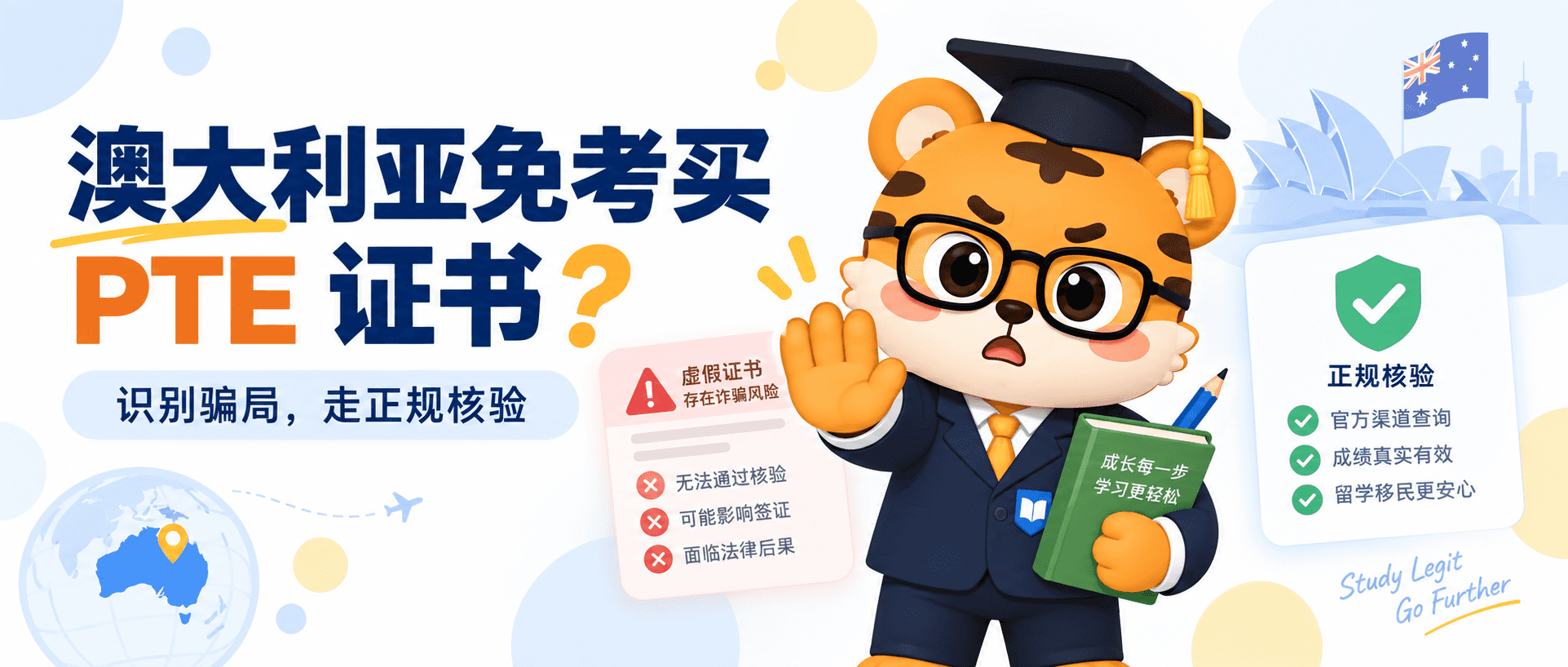 澳大利亚不考试能买到 PTE 证书吗？骗局风险与正规成绩证明 [2026避坑指南]