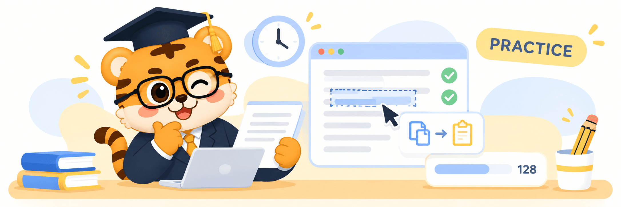 Editing and time management in the PTE exam