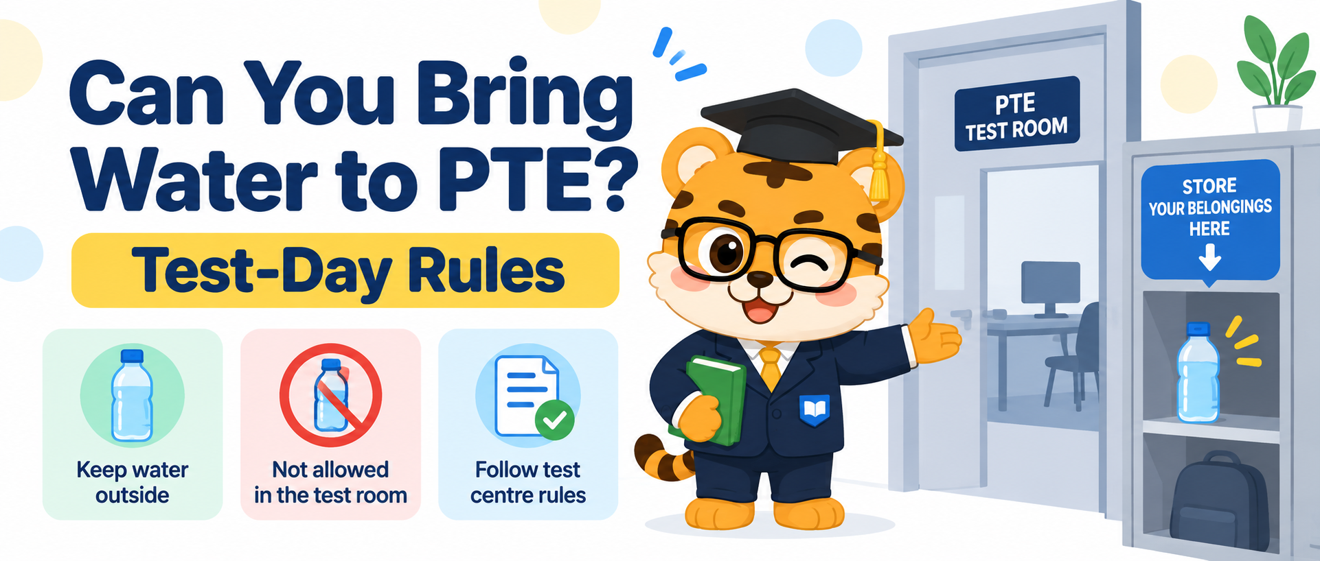 Can You Take a Water Bottle into the PTE Exam? [2026 Guide]
