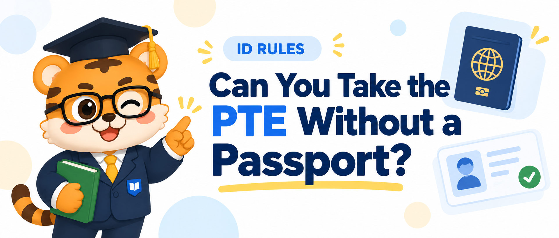 Can You Take the PTE Without a Passport? ID Rules to Check [2026 Guide]