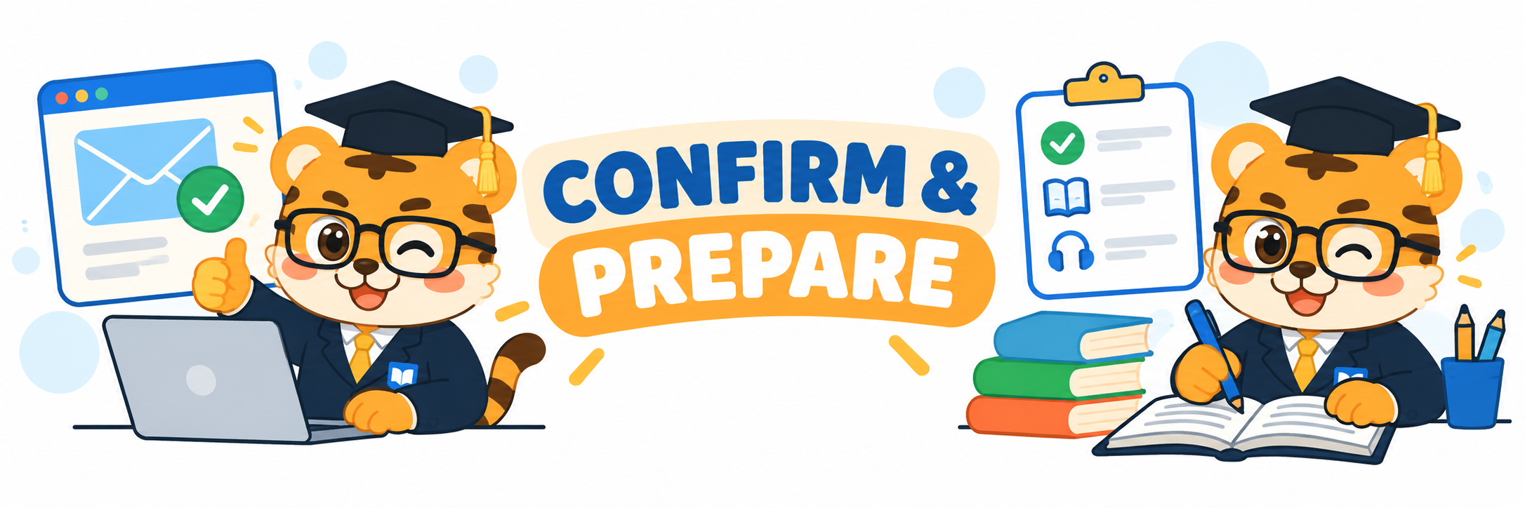 Confirm your test and prepare