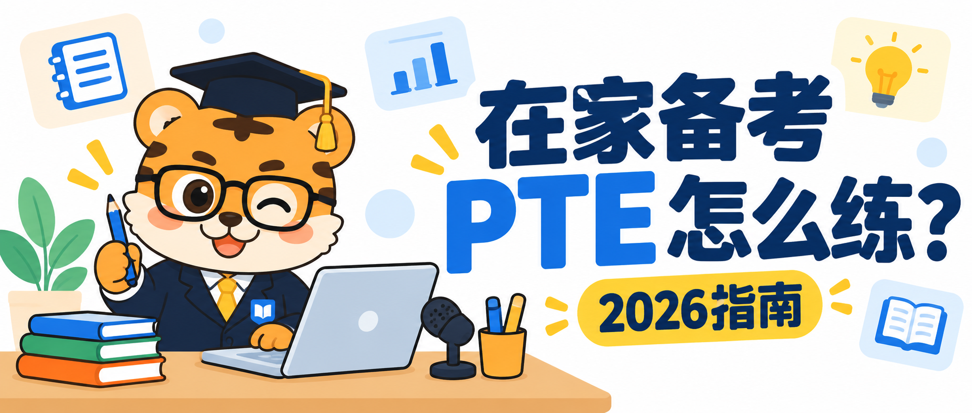 在家备考 PTE 怎么练？把每天的练习变成有效进步 [2026指南]