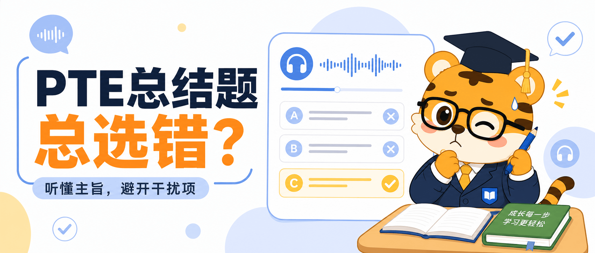 PTE Listening Highlight Correct Summary: Grasp the Main Idea, Avoid Distractors & Stabilize Your Score (2026)