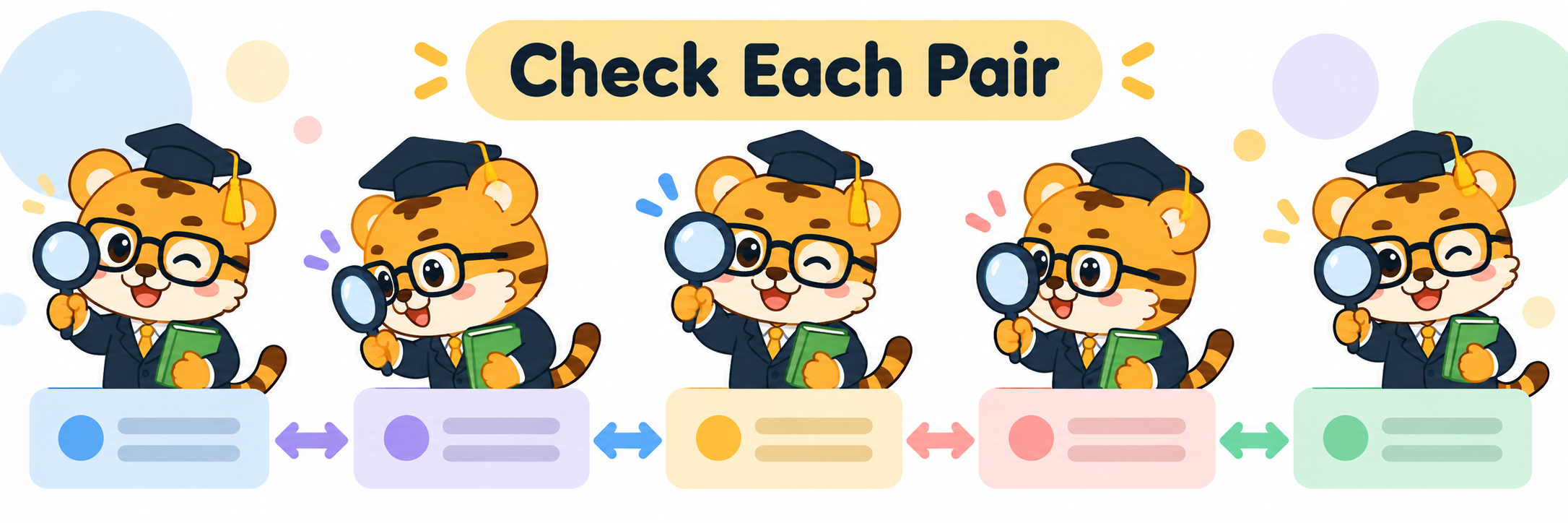 Check adjacent sentence pairs