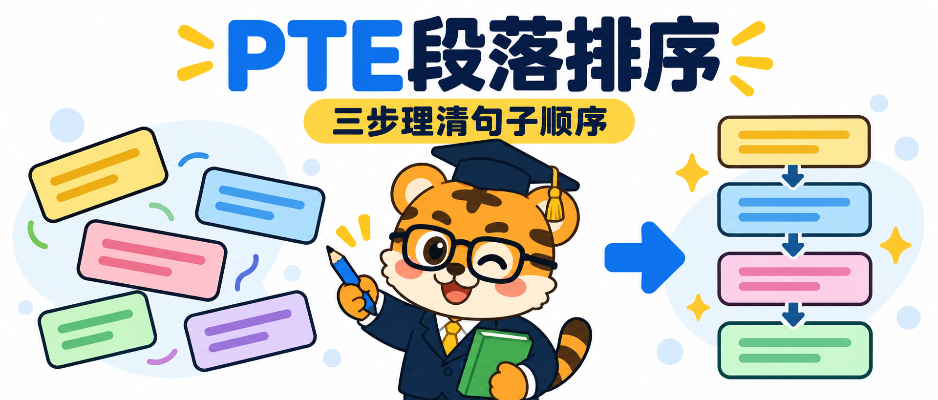 PTE Reorder Paragraphs 怎么做？用句对验证理清顺序 [步骤详解]