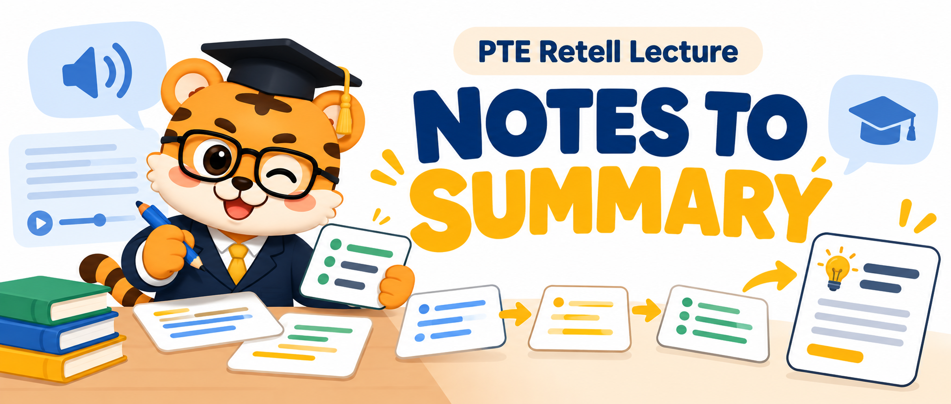 PTE Retell Lecture: Turn Notes into a Clear Summary [2026 Guide]